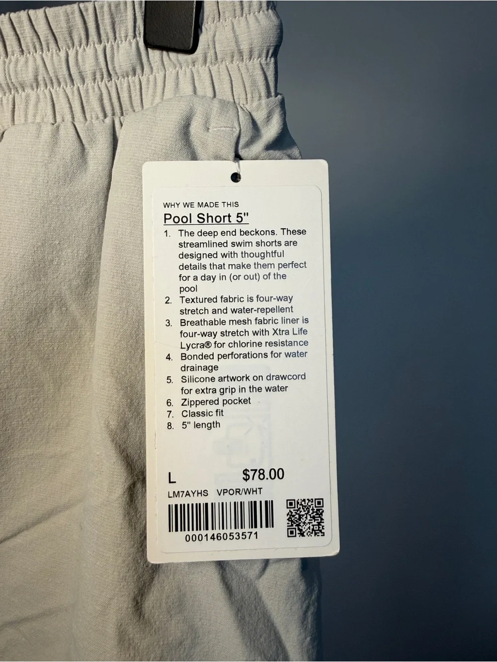 lululemon Pool Short 5